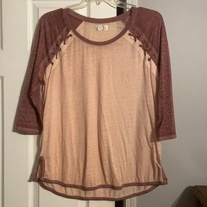 EUC| Soft Raglan Top Maurices 24/7 SZ XL